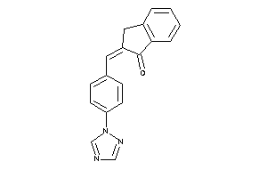 2-[4-(1,2,4-triazol-1-yl)benzylidene]indan-1-one
