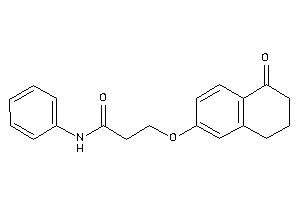 Image of 3-(1-ketotetralin-6-yl)oxy-N-phenyl-propionamide