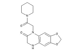 8-(2-keto-2-piperidino-ethyl)-5,6-dihydro-[1,3]dioxolo[4,5-g]quinoxalin-7-one