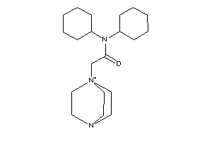 2-(4-aza-1-azoniabicyclo[2.2.2]octan-1-yl)-N,N-dicyclohexyl-acetamide