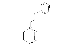 1-[2-(phenylthio)ethyl]-4-aza-1-azoniabicyclo[2.2.2]octane