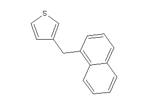 Image of 3-(1-naphthylmethyl)thiophene