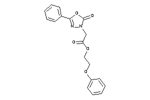 Image of 2-(2-keto-5-phenyl-1,3,4-oxadiazol-3-yl)acetic Acid 2-phenoxyethyl Ester