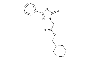 2-(2-keto-5-phenyl-1,3,4-oxadiazol-3-yl)acetic Acid Cyclohexylmethyl Ester
