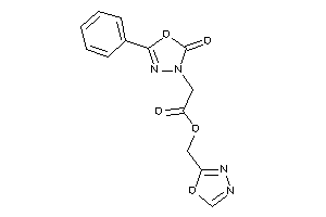 Image of 2-(2-keto-5-phenyl-1,3,4-oxadiazol-3-yl)acetic Acid 1,3,4-oxadiazol-2-ylmethyl Ester