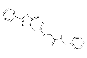 2-(2-keto-5-phenyl-1,3,4-oxadiazol-3-yl)acetic Acid [2-(benzylamino)-2-keto-ethyl] Ester