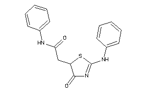Image of 2-(2-anilino-4-keto-2-thiazolin-5-yl)-N-phenyl-acetamide