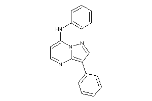 Phenyl-(3-phenylpyrazolo[1,5-a]pyrimidin-7-yl)amine