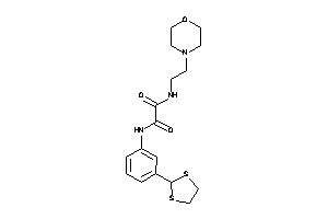 Image of N'-[3-(1,3-dithiolan-2-yl)phenyl]-N-(2-morpholinoethyl)oxamide