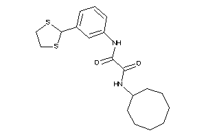 N-cyclooctyl-N'-[3-(1,3-dithiolan-2-yl)phenyl]oxamide