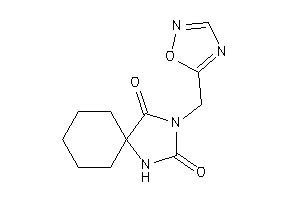 Image of 3-(1,2,4-oxadiazol-5-ylmethyl)-1,3-diazaspiro[4.5]decane-2,4-quinone