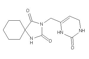 Image of 3-[(2-keto-3,4-dihydro-1H-pyrimidin-6-yl)methyl]-1,3-diazaspiro[4.5]decane-2,4-quinone
