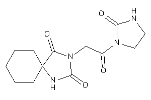 3-[2-keto-2-(2-ketoimidazolidin-1-yl)ethyl]-1,3-diazaspiro[4.5]decane-2,4-quinone