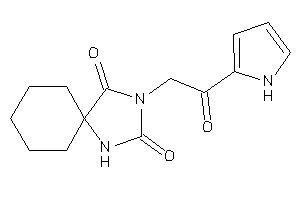 3-[2-keto-2-(1H-pyrrol-2-yl)ethyl]-1,3-diazaspiro[4.5]decane-2,4-quinone