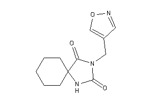 Image of 3-(isoxazol-4-ylmethyl)-1,3-diazaspiro[4.5]decane-2,4-quinone