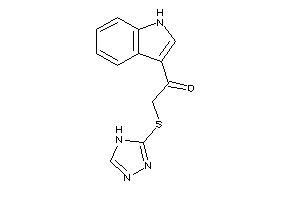 1-(1H-indol-3-yl)-2-(4H-1,2,4-triazol-3-ylthio)ethanone