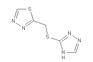 Image of 2-[(4H-1,2,4-triazol-3-ylthio)methyl]-1,3,4-thiadiazole