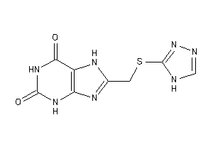 8-[(4H-1,2,4-triazol-3-ylthio)methyl]-7H-xanthine