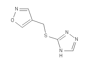 Image of 4-[(4H-1,2,4-triazol-3-ylthio)methyl]isoxazole