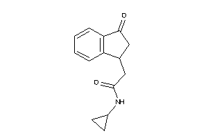 N-cyclopropyl-2-(3-ketoindan-1-yl)acetamide