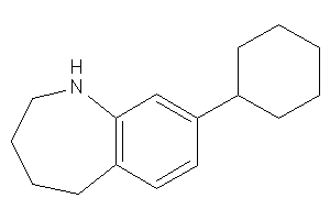 8-cyclohexyl-2,3,4,5-tetrahydro-1H-1-benzazepine