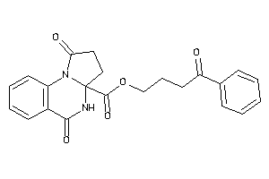 1,5-diketo-3,4-dihydro-2H-pyrrolo[1,2-a]quinazoline-3a-carboxylic Acid (4-keto-4-phenyl-butyl) Ester