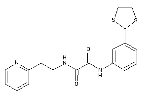 N'-[3-(1,3-dithiolan-2-yl)phenyl]-N-[2-(2-pyridyl)ethyl]oxamide