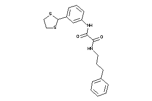 N'-[3-(1,3-dithiolan-2-yl)phenyl]-N-(3-phenylpropyl)oxamide