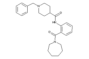 Image of N-[2-(azepane-1-carbonyl)phenyl]-1-benzyl-isonipecotamide
