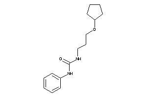 1-[3-(cyclopentoxy)propyl]-3-phenyl-urea