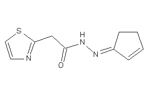 N-(cyclopent-2-en-1-ylideneamino)-2-thiazol-2-yl-acetamide