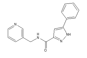 Image of 5-phenyl-N-(3-pyridylmethyl)-1H-pyrazole-3-carboxamide
