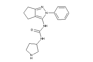 1-(2-phenyl-5,6-dihydro-4H-cyclopenta[c]pyrazol-3-yl)-3-pyrrolidin-3-yl-urea