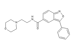 N-(2-morpholinoethyl)-3-phenyl-anthranil-5-carboxamide