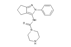 N-(2-phenyl-5,6-dihydro-4H-cyclopenta[c]pyrazol-3-yl)piperazine-1-carboxamide