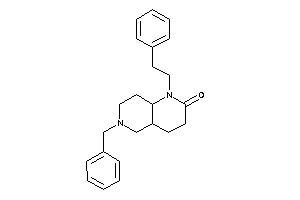 6-benzyl-1-phenethyl-4,4a,5,7,8,8a-hexahydro-3H-1,6-naphthyridin-2-one