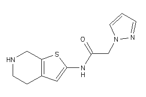 Image of 2-pyrazol-1-yl-N-(4,5,6,7-tetrahydrothieno[2,3-c]pyridin-2-yl)acetamide