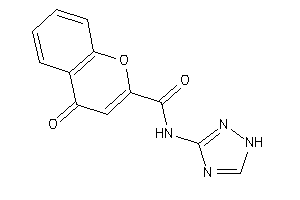 Image of 4-keto-N-(1H-1,2,4-triazol-3-yl)chromene-2-carboxamide