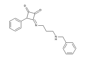 Image of 3-[3-(benzylamino)propylimino]-4-phenyl-cyclobutane-1,2-quinone
