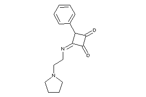 3-phenyl-4-(2-pyrrolidinoethylimino)cyclobutane-1,2-quinone