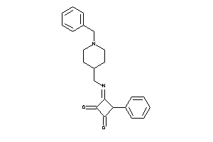 3-[(1-benzyl-4-piperidyl)methylimino]-4-phenyl-cyclobutane-1,2-quinone