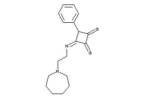 Image of 3-[2-(azepan-1-yl)ethylimino]-4-phenyl-cyclobutane-1,2-quinone
