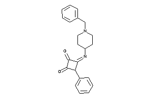 3-[(1-benzyl-4-piperidyl)imino]-4-phenyl-cyclobutane-1,2-quinone