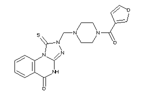 2-[[4-(3-furoyl)piperazino]methyl]-1-thioxo-4H-[1,2,4]triazolo[4,3-a]quinazolin-5-one