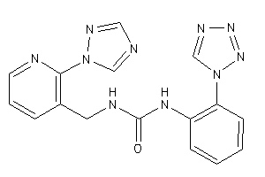 1-[2-(tetrazol-1-yl)phenyl]-3-[[2-(1,2,4-triazol-1-yl)-3-pyridyl]methyl]urea
