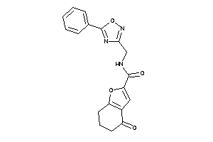 Image of 4-keto-N-[(5-phenyl-1,2,4-oxadiazol-3-yl)methyl]-6,7-dihydro-5H-benzofuran-2-carboxamide