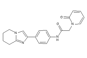 Image of 2-(2-keto-1-pyridyl)-N-[4-(5,6,7,8-tetrahydroimidazo[1,2-a]pyridin-2-yl)phenyl]acetamide