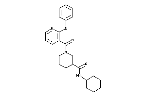 Image of N-cyclohexyl-1-[2-(phenylthio)nicotinoyl]nipecotamide