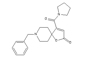 8-benzyl-4-(pyrrolidine-1-carbonyl)-1-oxa-8-azaspiro[4.5]dec-3-en-2-one