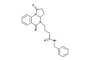 N-benzyl-4-(1,5-diketo-3,3a-dihydro-2H-pyrrolo[1,2-a]quinazolin-4-yl)butyramide